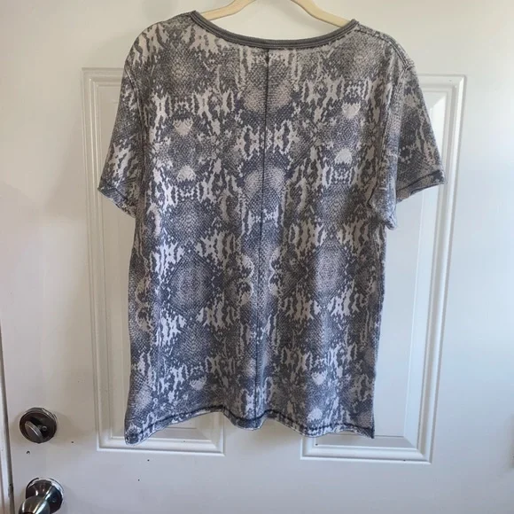 Free People Gray Boxy Short Sleeve T-Shirt - Picture 4 of 8